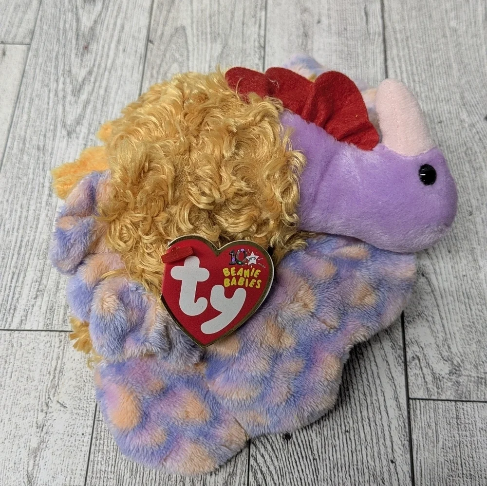 Ty Stuffed Turkey - Purple and Yellow
